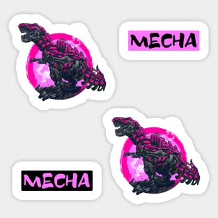 Mecharex Rises - Pink Sticker